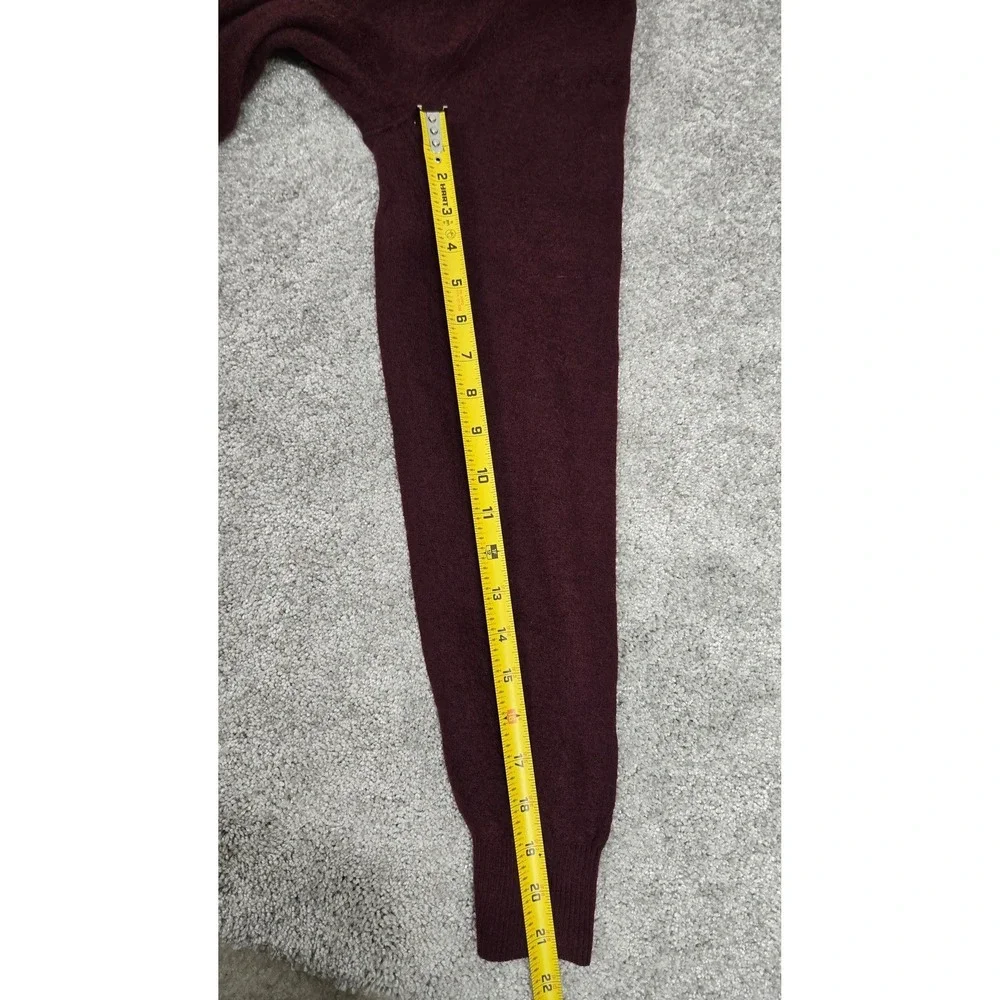 Banana Republic BR Sport Wool Blend Crewneck Sweater Burgundy Men's‎ Size L